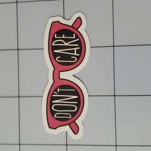 Don't Care SUNGLASSES Sticker
